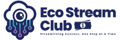 Eco Stream Club Website Logo Transparent Header Size Resized